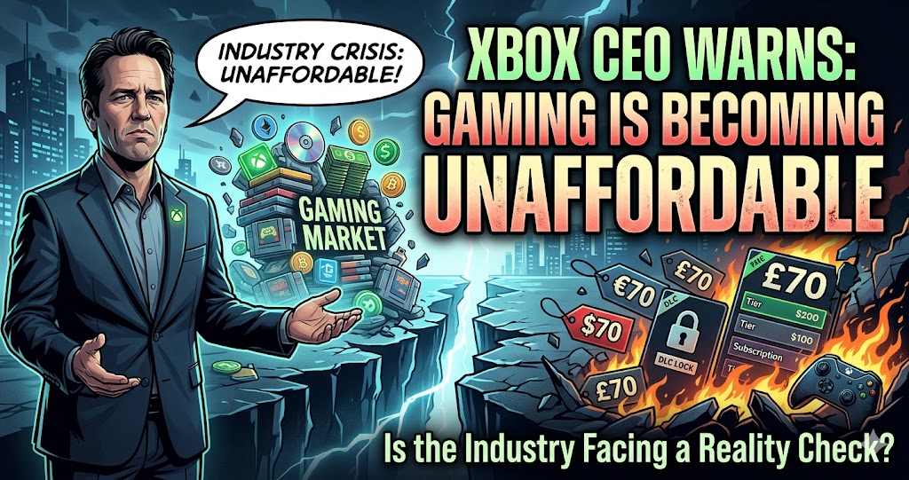 Gaming Is Becoming Unaffordable: Xbox CEO Sounds the Alarm