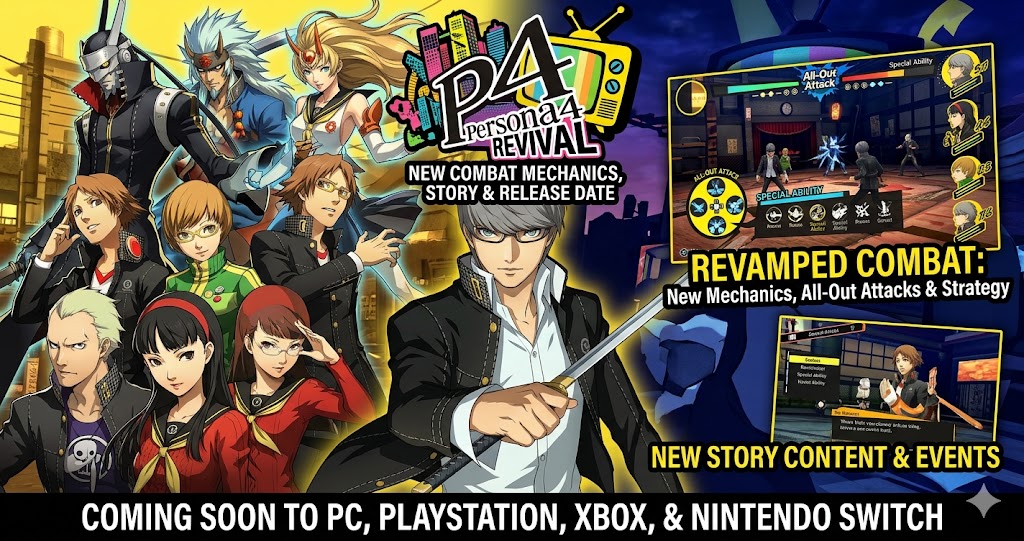 Persona 4 Revival: New Combat Mechanics, Story & Release Date