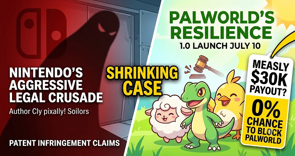 Nintendo vs Palworld: Why Nintendo’s Case Is Shrinking and What It Means for Gamers