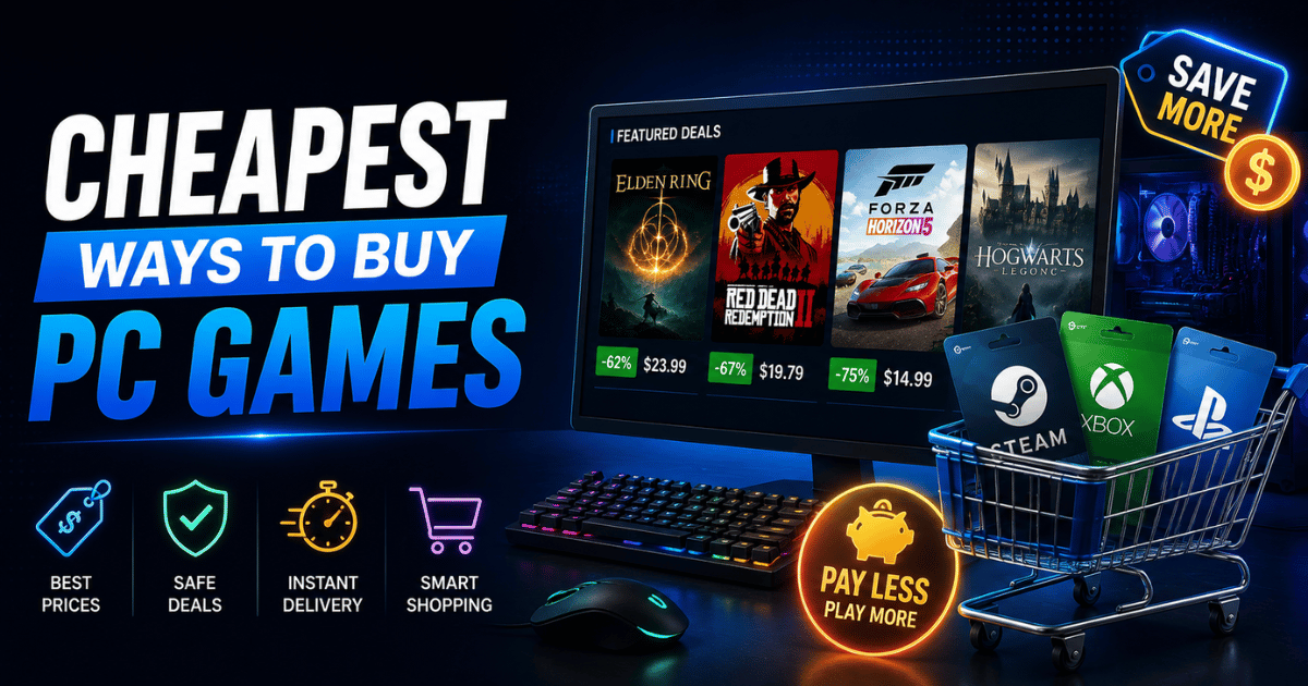 Cheapest Ways to Buy PC Games in 2026