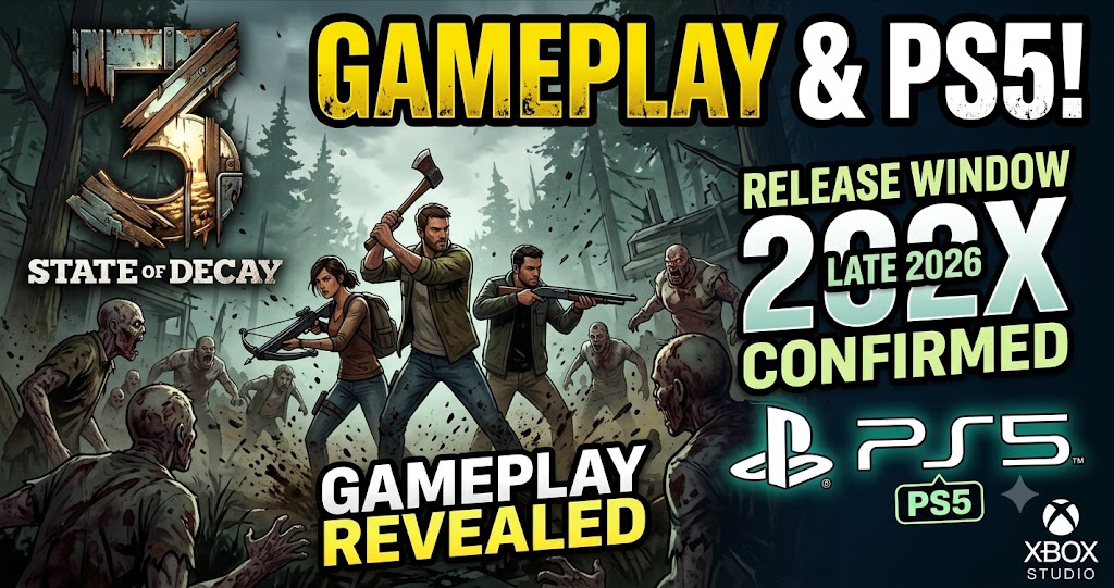 State of Decay 3 Finally Revealed: Gameplay, Release Window, and PS5!