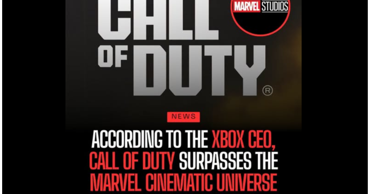 Xbox Says Call of Duty Is Bigger Than the MCU: What it Means in 2026