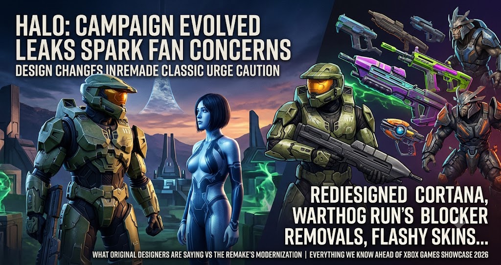 Halo: Campaign Evolved Leaks Spark Fan Concerns