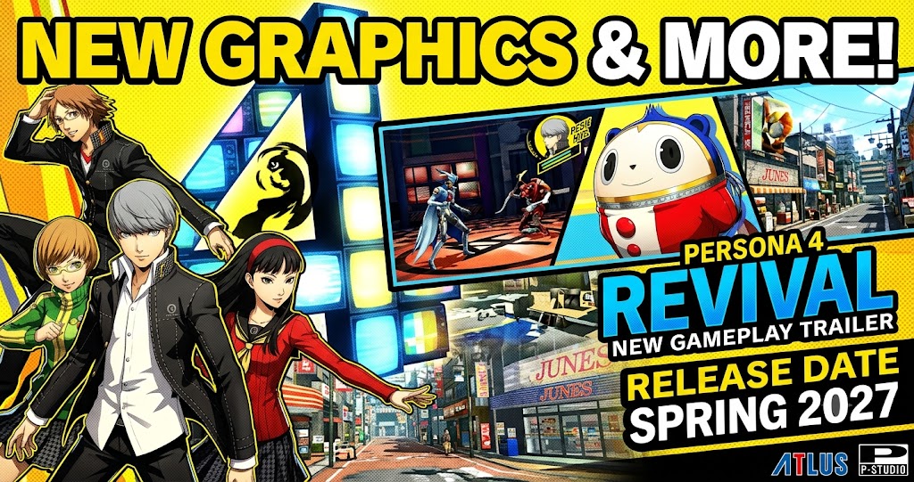 Persona 4 Revival Gameplay Trailer: Release Date, New Graphics & More