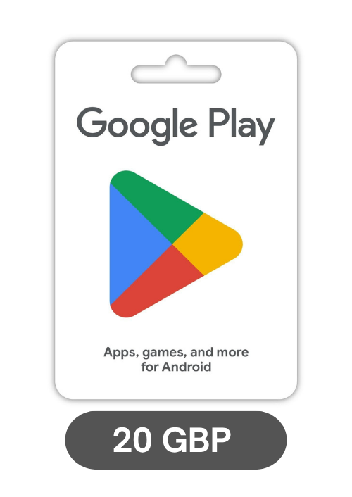 Google Play Gift Card - 20 GBP Redeemable in United Kingdom